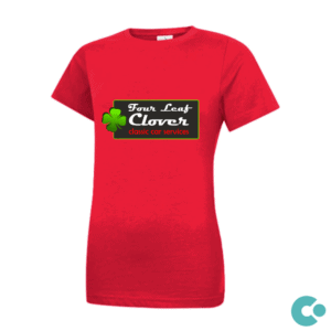 Four Leaf Clover Ladies Printed T-Shirt