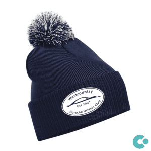Westcountry Porsche Drivers Club Two Tone Bobble Hat